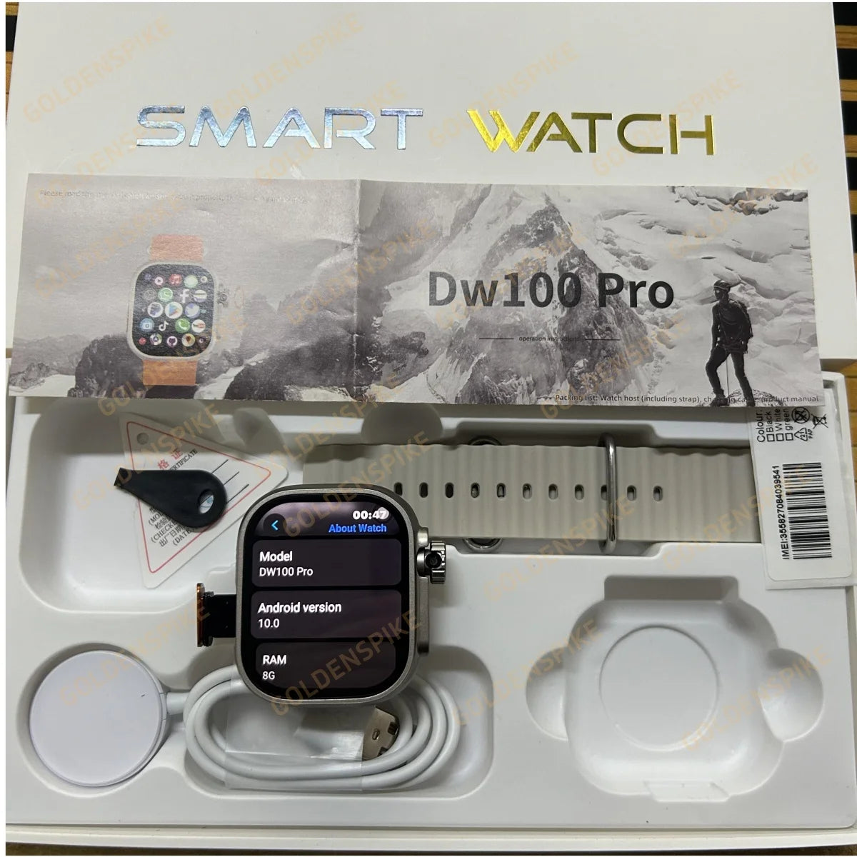 Smartwatch 2.29inch S10 Ultra With Rotary Camera GPS WIFI Touch ID 256GB Storage