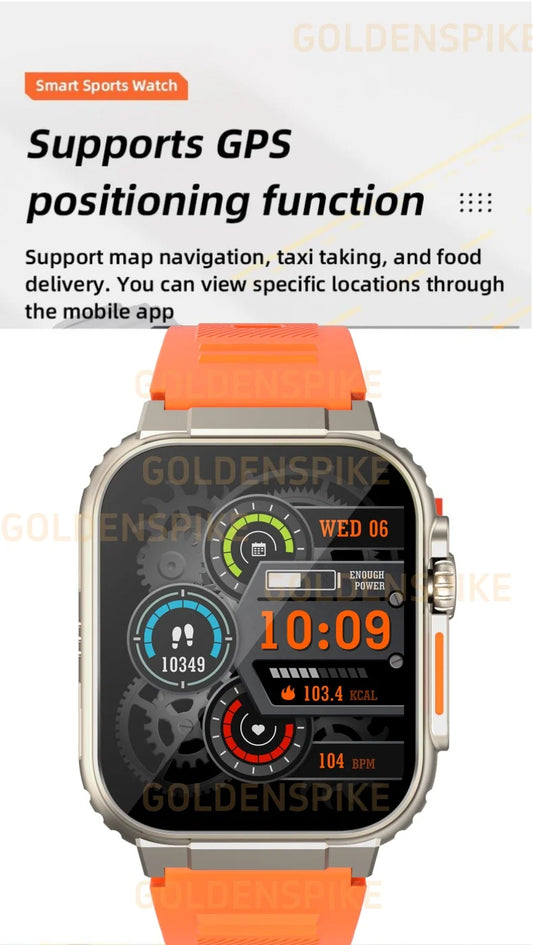 Smartwatch S9 Ultra 4G LTE Android9.0 Watch 2.2 inch build in camera - GPS WIFI SIM