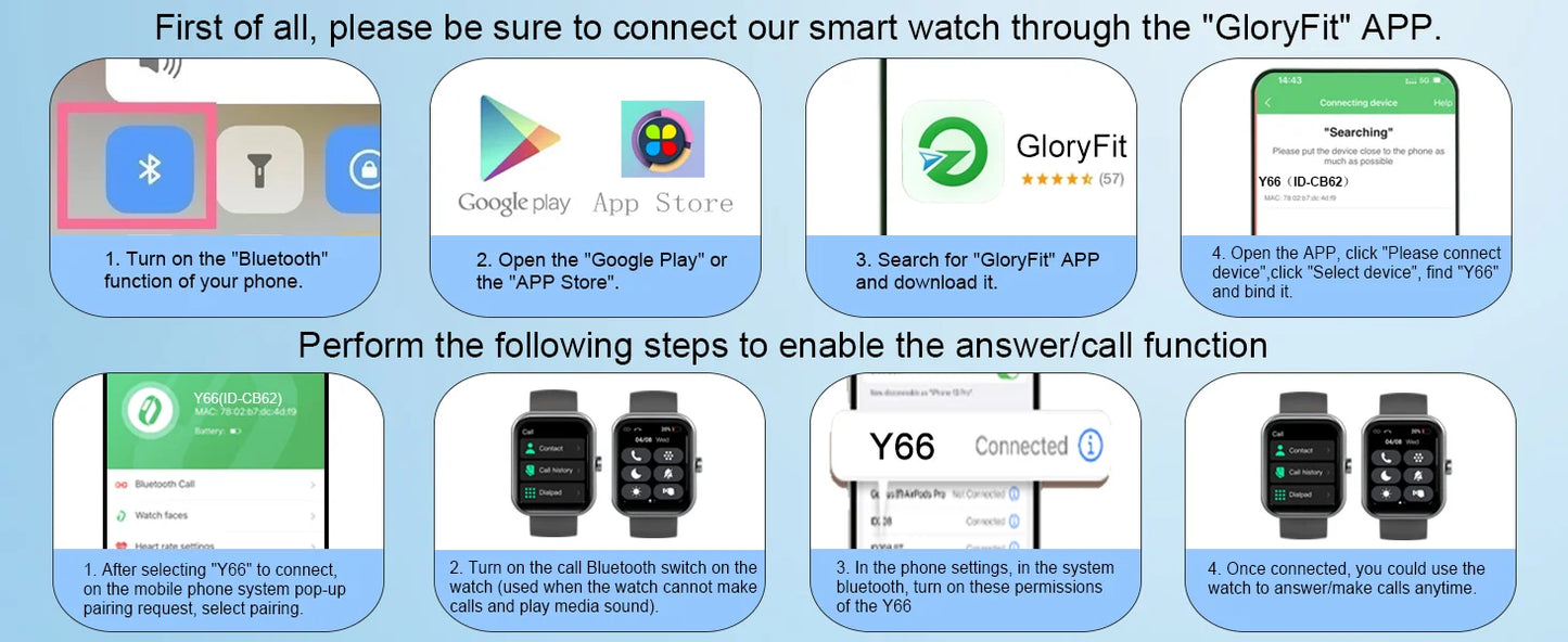 Nerunsa Smart Watch 1.96 inch