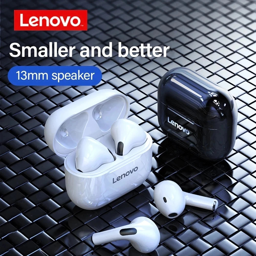Lenovo LP40 Earbuds – Smooth Touch & Clear Audio