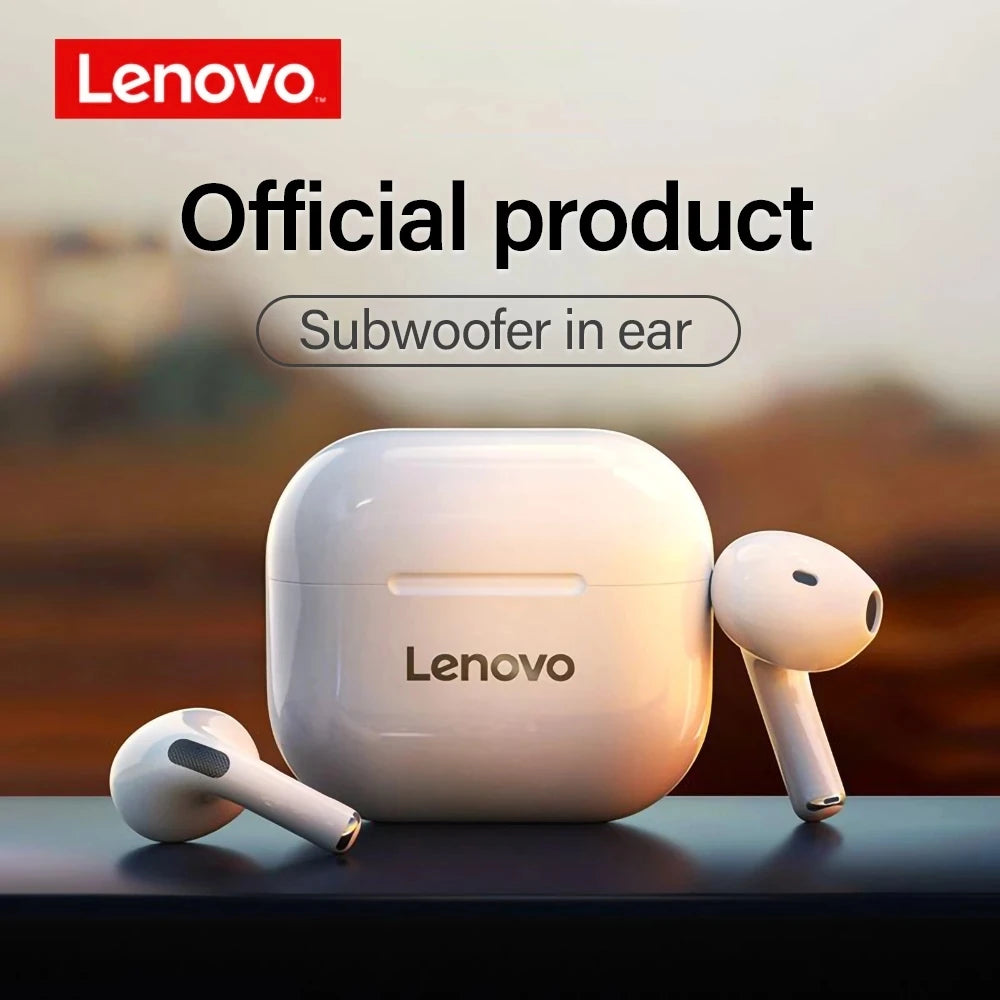 Lenovo LP40 Earbuds – Smooth Touch & Clear Audio