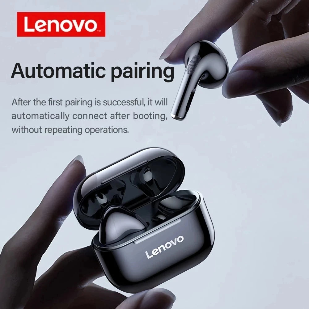 Lenovo LP40 Earbuds – Smooth Touch & Clear Audio