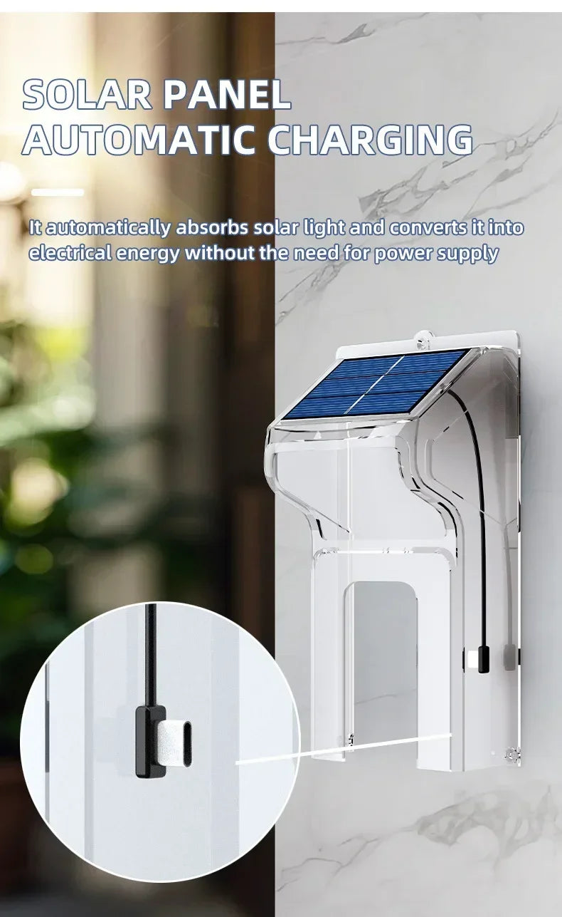 Smart Solar Doorbell – No Charging Hassle, Full Security