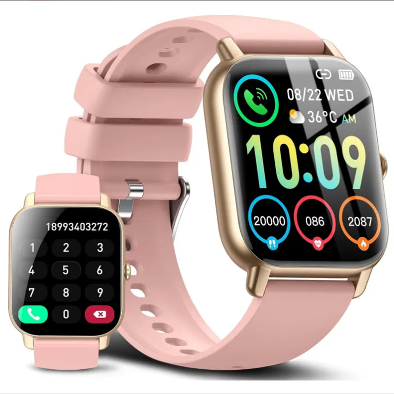 P66 Smart Watch 1.85 inch waterproof GPS health & sleep tracker - Fixed band
