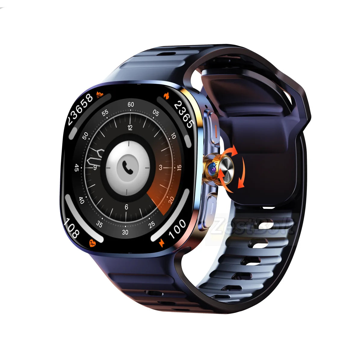 New M99 5G Cellular Version Smartwatch 2.4inch Amoled Larger Screen Rotary Camera Sim Card Slot WIFI