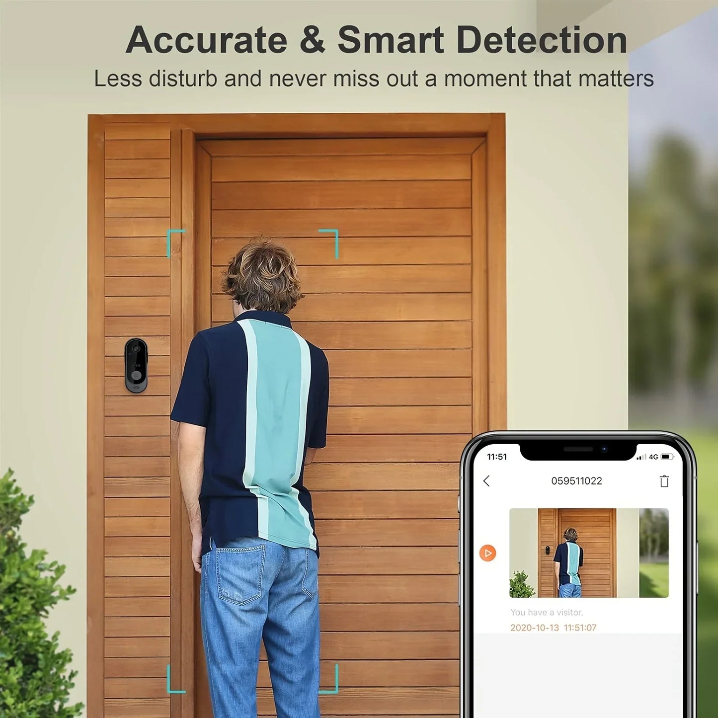 Tuya Smart Video Doorbell Camera – WiFi HD Security