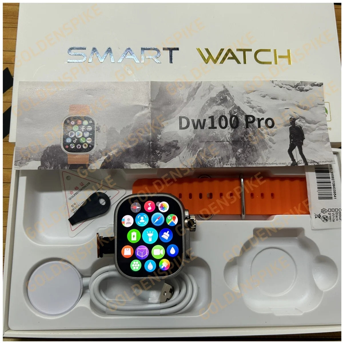 DW100 Pro Ultra 3 Touch ID 4g/5g Smartwatch With 128GB Storage Rom Free  WIFI GPS