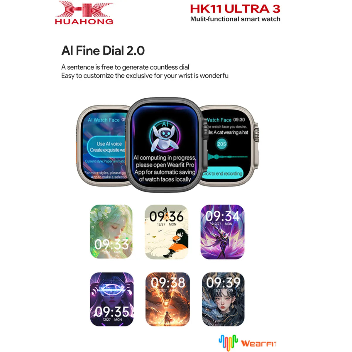 Smart Watch HK11 Ultra3 2.02 inch
