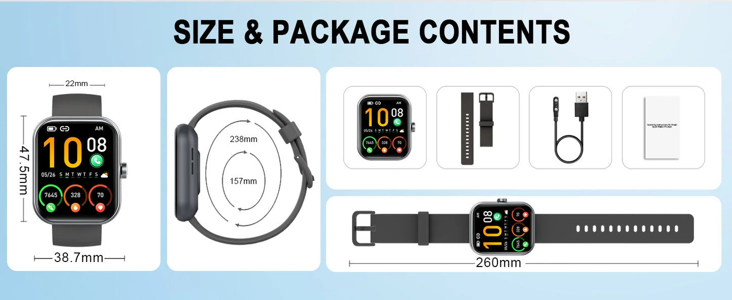 Nerunsa Smart Watch 1.96 inch
