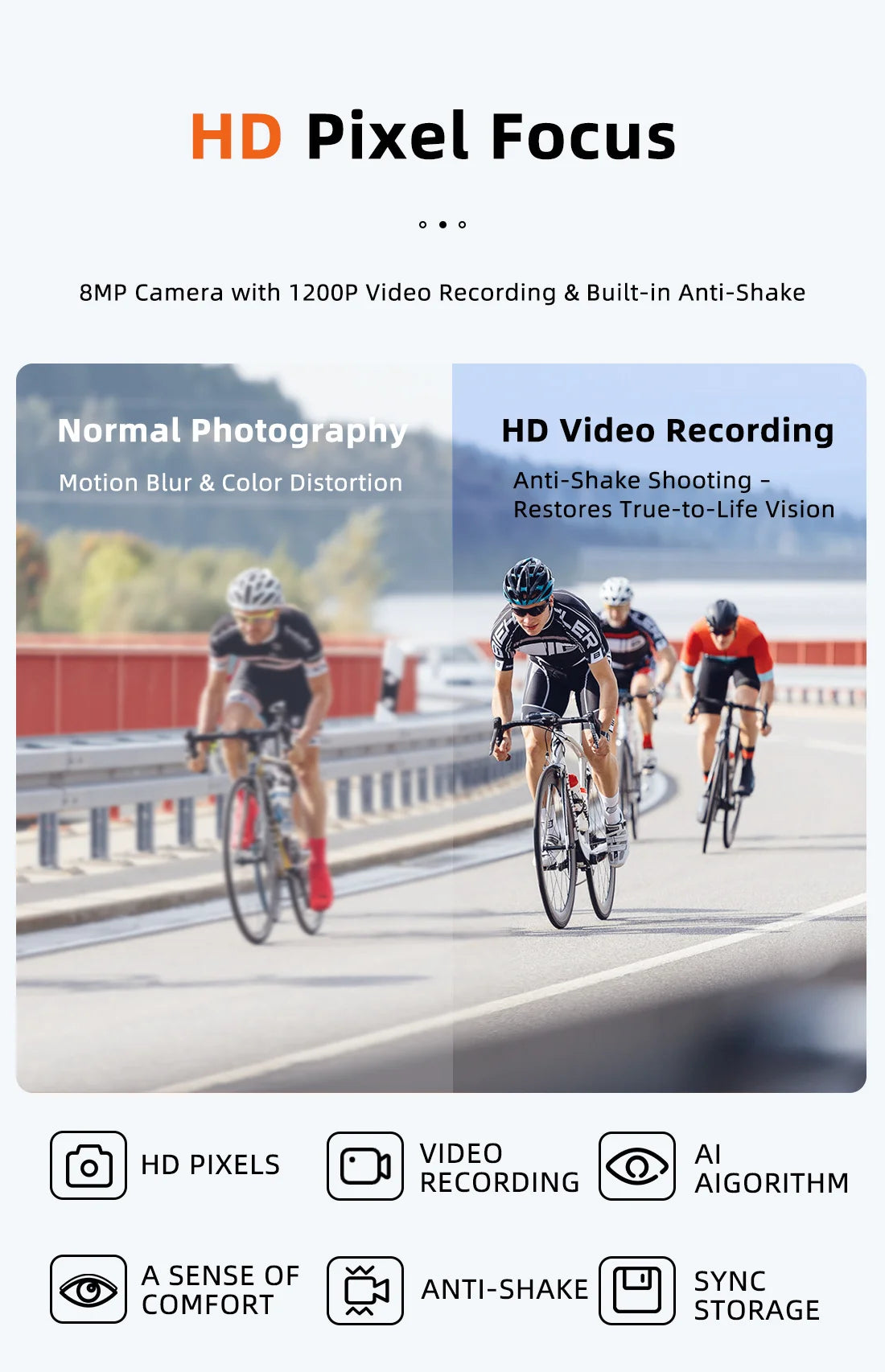 POV Smart Glasses – Capture Life Hands-Free (1080P)