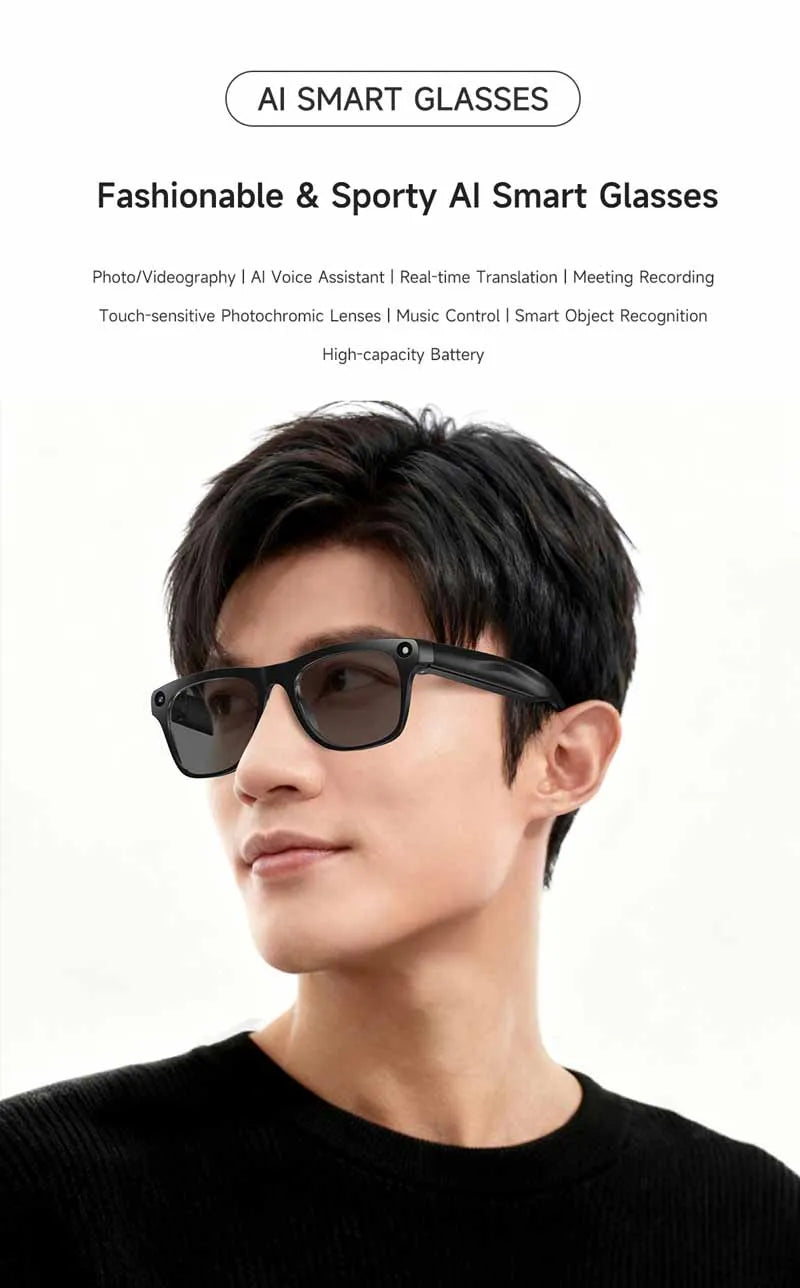 NextGen AI Smart Glasses – 6K HD Camera & Bluetooth Calling
