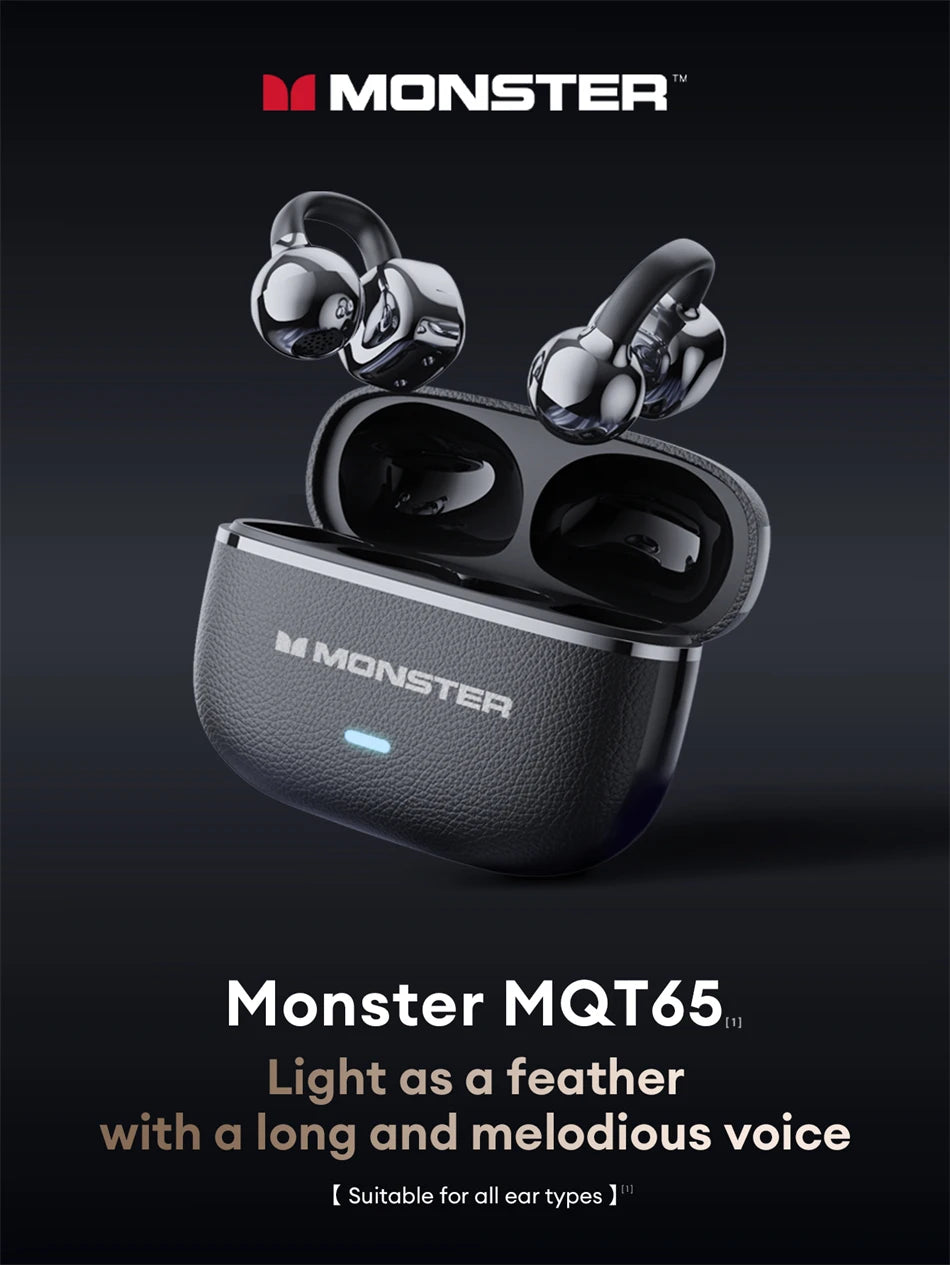 Monster MQT65 – Open-Ear Comfort & Powerful Sound