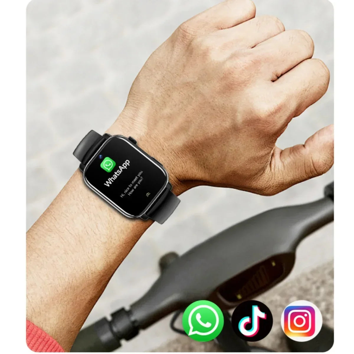 don't miss you kids - 4G New - Video Call Smart Watch 1.99 ''410 * 502 HD Screen, SIM Card, GPS WIFI Dual Camera