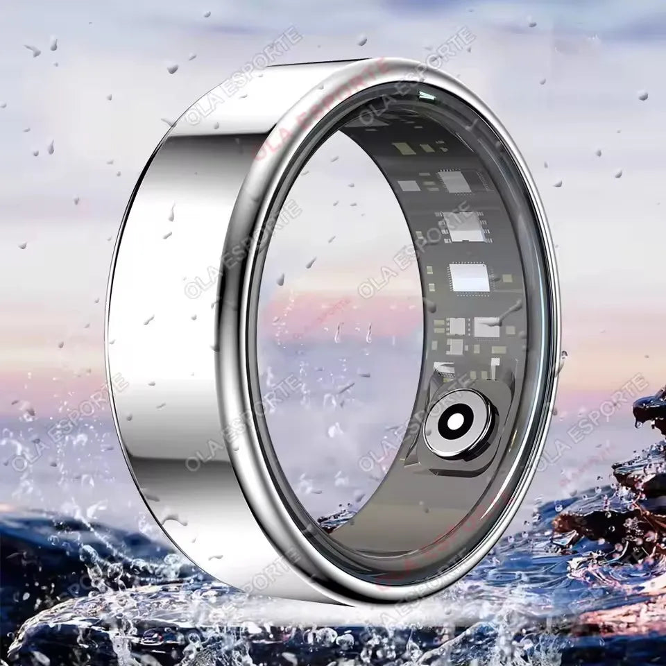 R10 Smart Ring with Charging Dock  Health Sleep Heart Rate Monitoring 5ATM Waterproof Multi-sport Mode