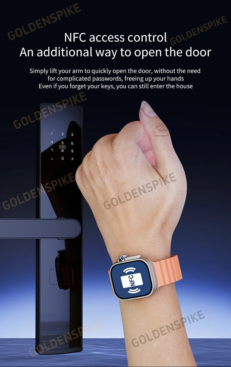 DW100 Pro Ultra 3 Touch ID 4g/5g Smartwatch With 128GB Storage Rom Free  WIFI GPS