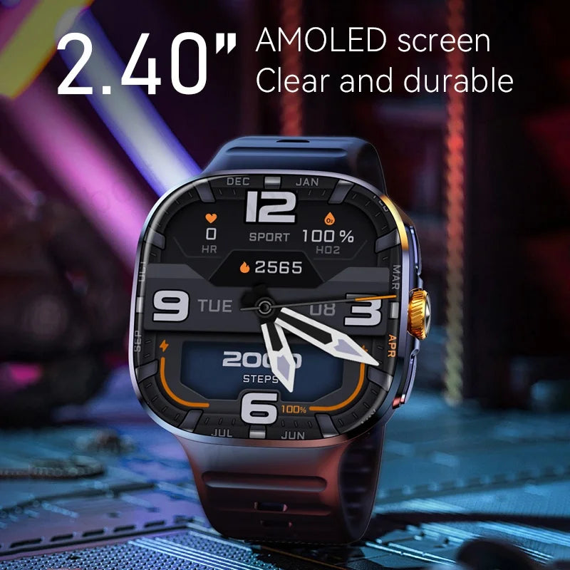 New M99 5G Cellular Version Smartwatch 2.4inch Amoled Larger Screen Rotary Camera Sim Card Slot WIFI