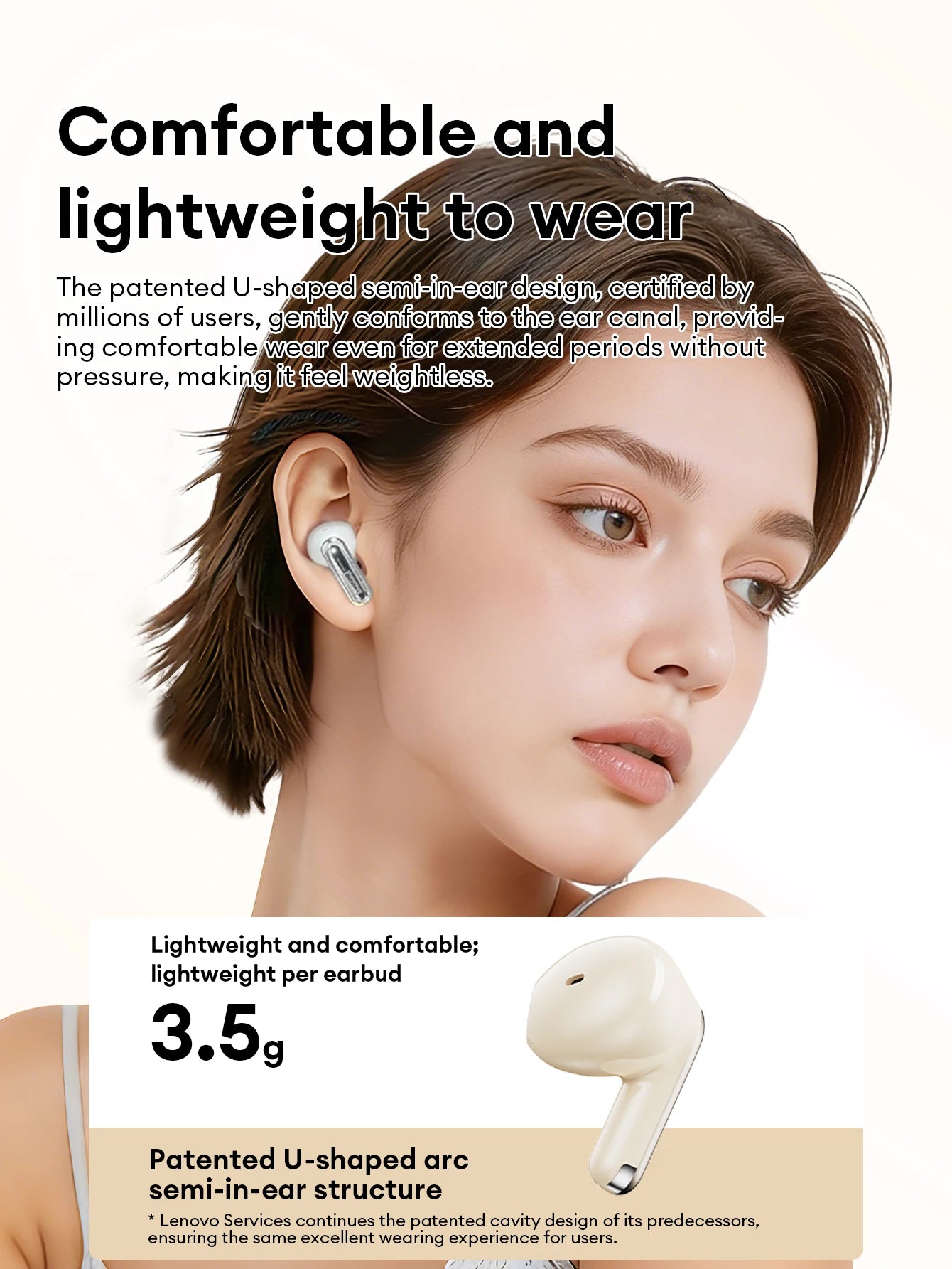 Lenovo TWS Earbuds – Clear Calls & Noise Control