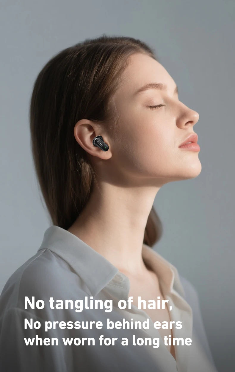 HTC Mini TWS Earbuds – Bluetooth Wireless & Noise Reduction