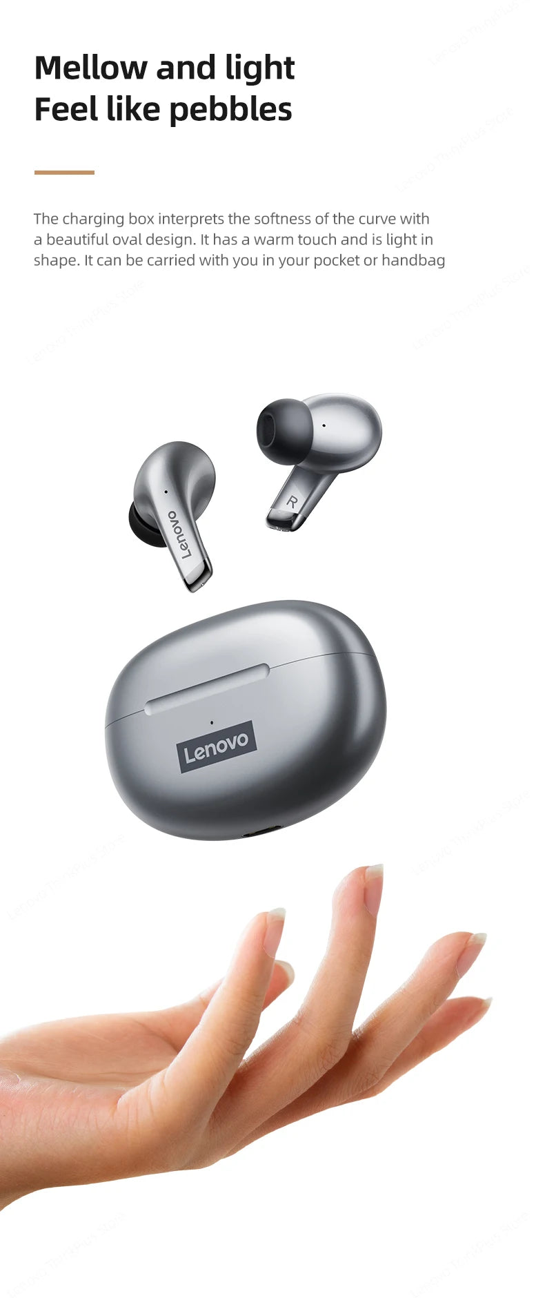 Lenovo LP5 Earbuds – Clear Sound & Deep Bass