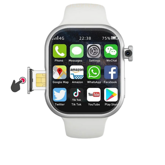 5G Smart Watch S10 Series Android 800W Camera 4G/5G LTE Sim Card GPS WIFI 2.26 inch 490*580 Amoled 128GB Storage Game