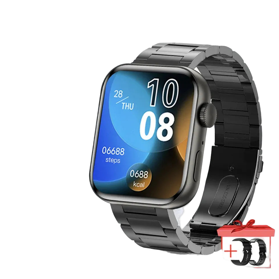 HD 2026 Watch Series 11 - NFC - Waterproof HD AMOLED Screen GPS Track Men Smartwatch - GPS