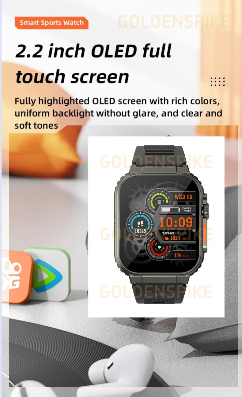 Smartwatch S9 Ultra 4G LTE Android9.0 Watch 2.2 inch build in camera - GPS WIFI SIM