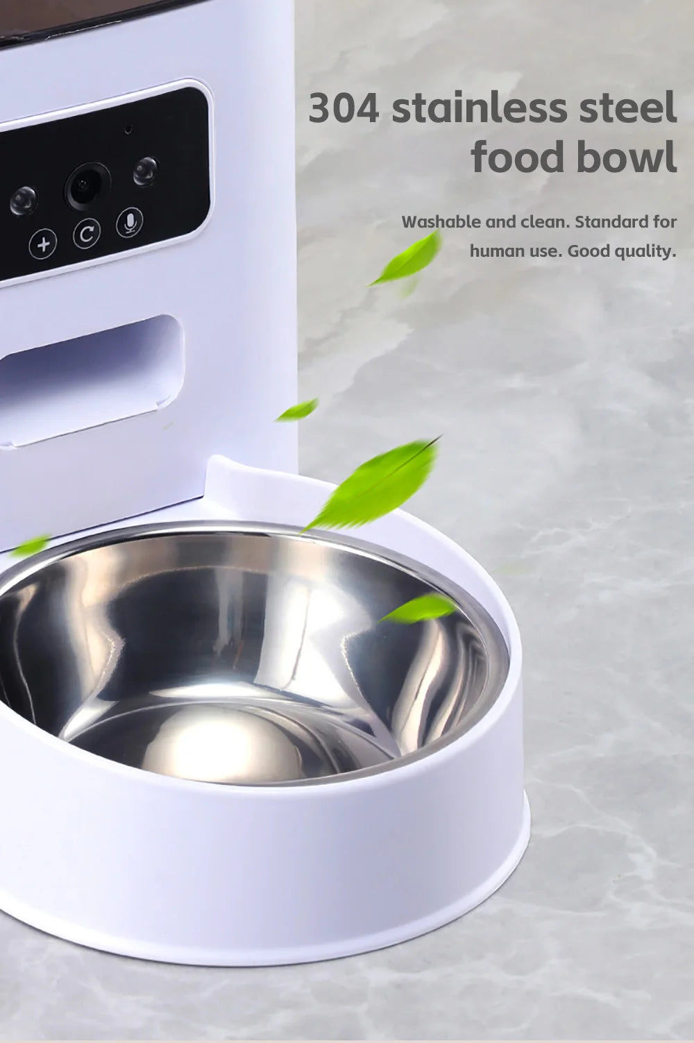 5L Smart Pet Feeder – See, Talk & Feed Your Pet from Anywhere via WiFi