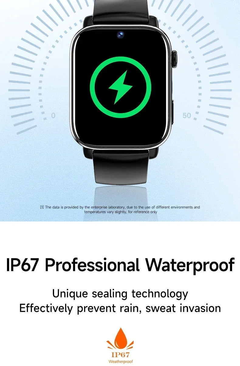 don't miss you kids - 4G New - Video Call Smart Watch 1.99 ''410 * 502 HD Screen, SIM Card, GPS WIFI Dual Camera