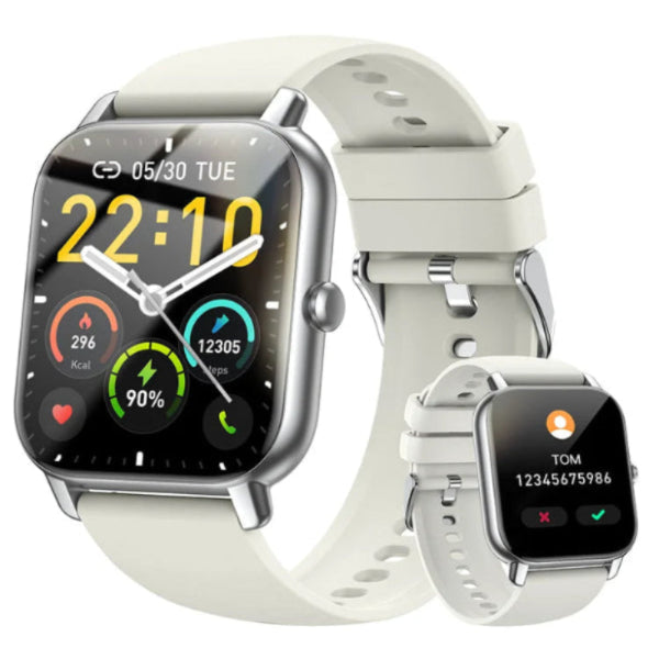 P66 Smart Watch 1.85 inch waterproof GPS health & sleep tracker - Fixed band