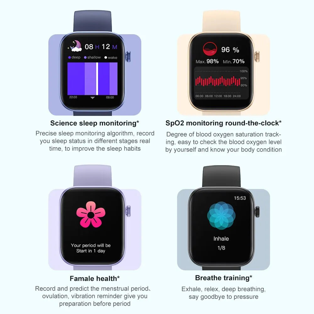 COLMI P71 Smartwatch touch screen 1.9 inch 4-5 days battery life