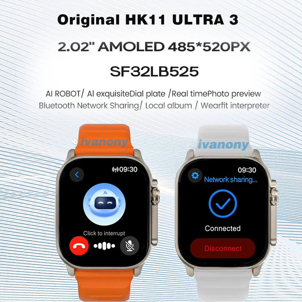 Smart Watch HK11 Ultra3 2.02 inch