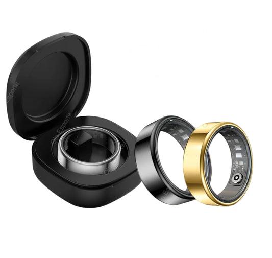 R10 Smart Ring with Charging Dock  Health Sleep Heart Rate Monitoring 5ATM Waterproof Multi-sport Mode