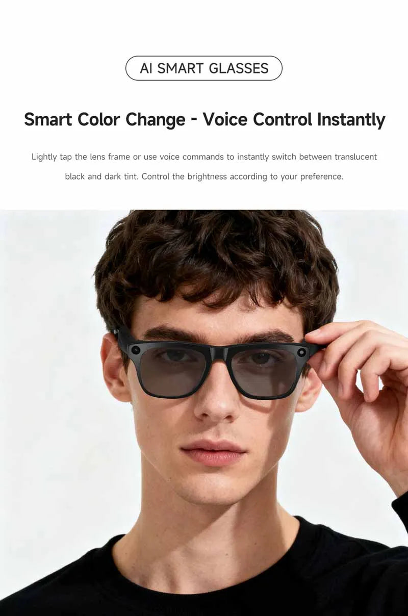NextGen AI Smart Glasses – 6K HD Camera & Bluetooth Calling