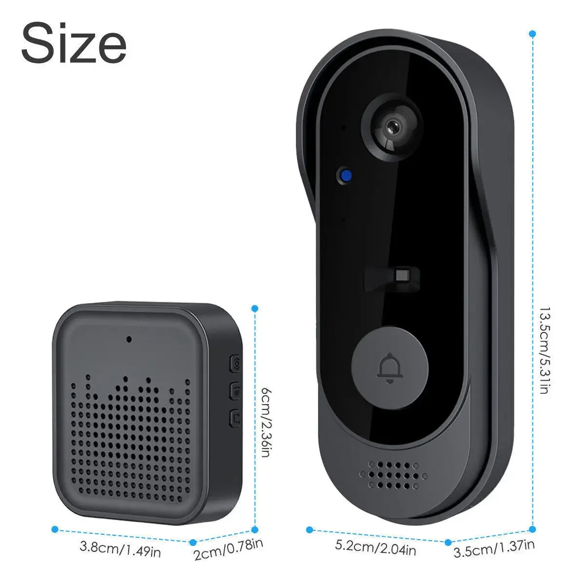 Tuya Smart Video Doorbell Camera – WiFi HD Security