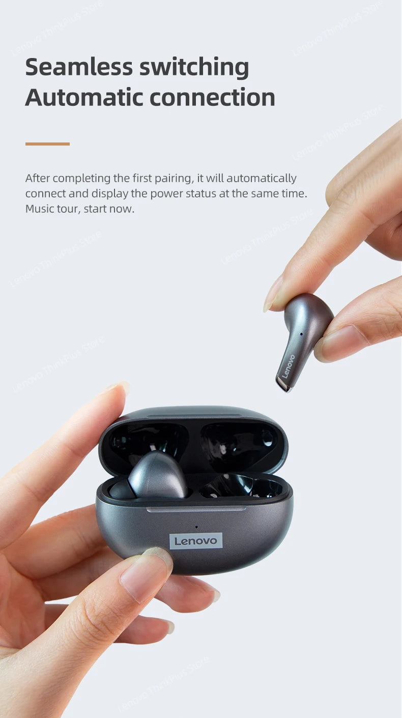 Lenovo LP5 Earbuds – Clear Sound & Deep Bass