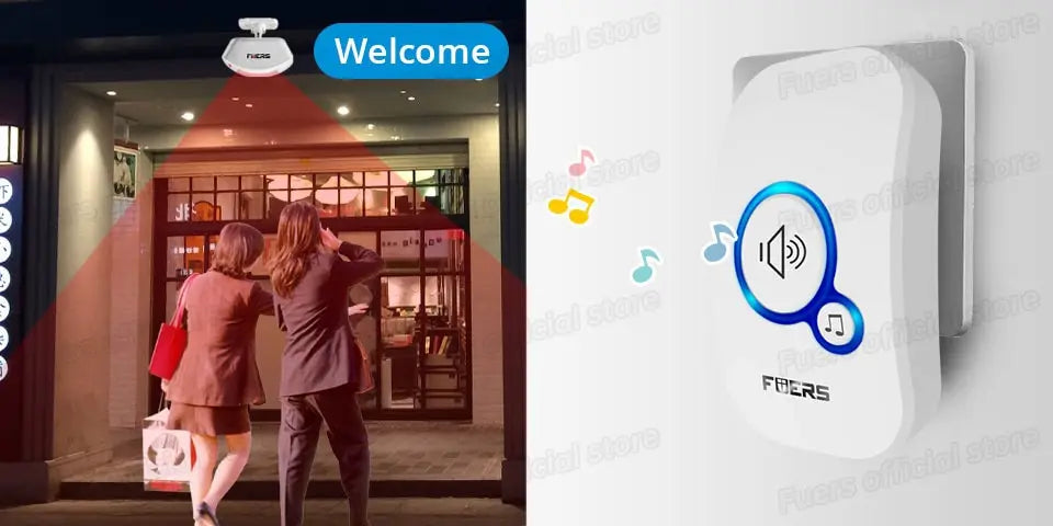 Fuers Smart Wireless waterproof  Doorbell – Never Miss a Visitor