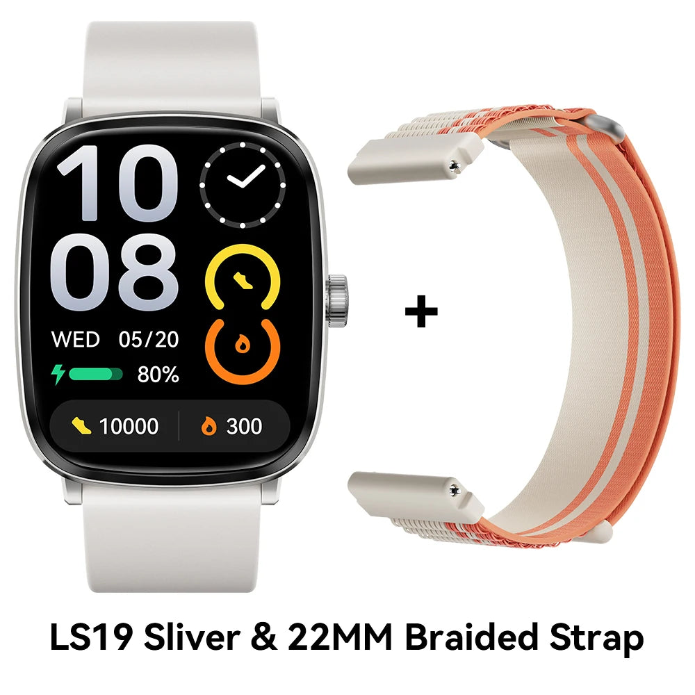 HAYLOU Watch RS5 Smart Watch 2.01'' AMOLED Display Bluetooth Call Voice Assistant Waterproof Sport Activity Fitness Smartwatchs
