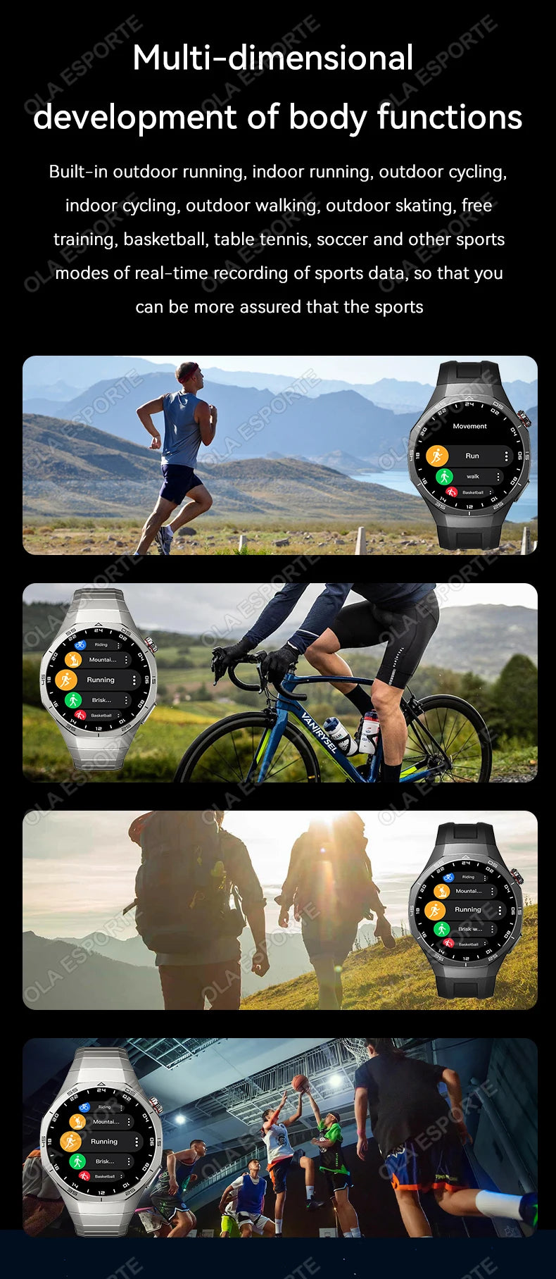 Smart Watch 5 Pro Men HD AMOLED Screen GPS Heart rate Bluetooth Call IP68 Waterproof Man Smartwatch Holiday Gifts