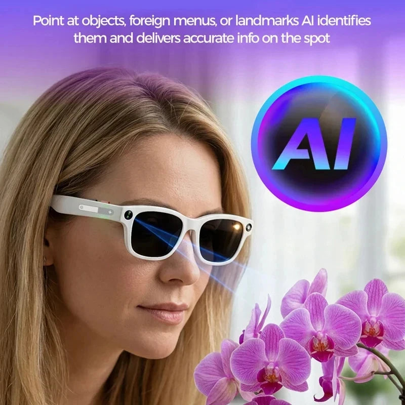 NextGen AI Smart Glasses – 6K HD Camera & Bluetooth Calling