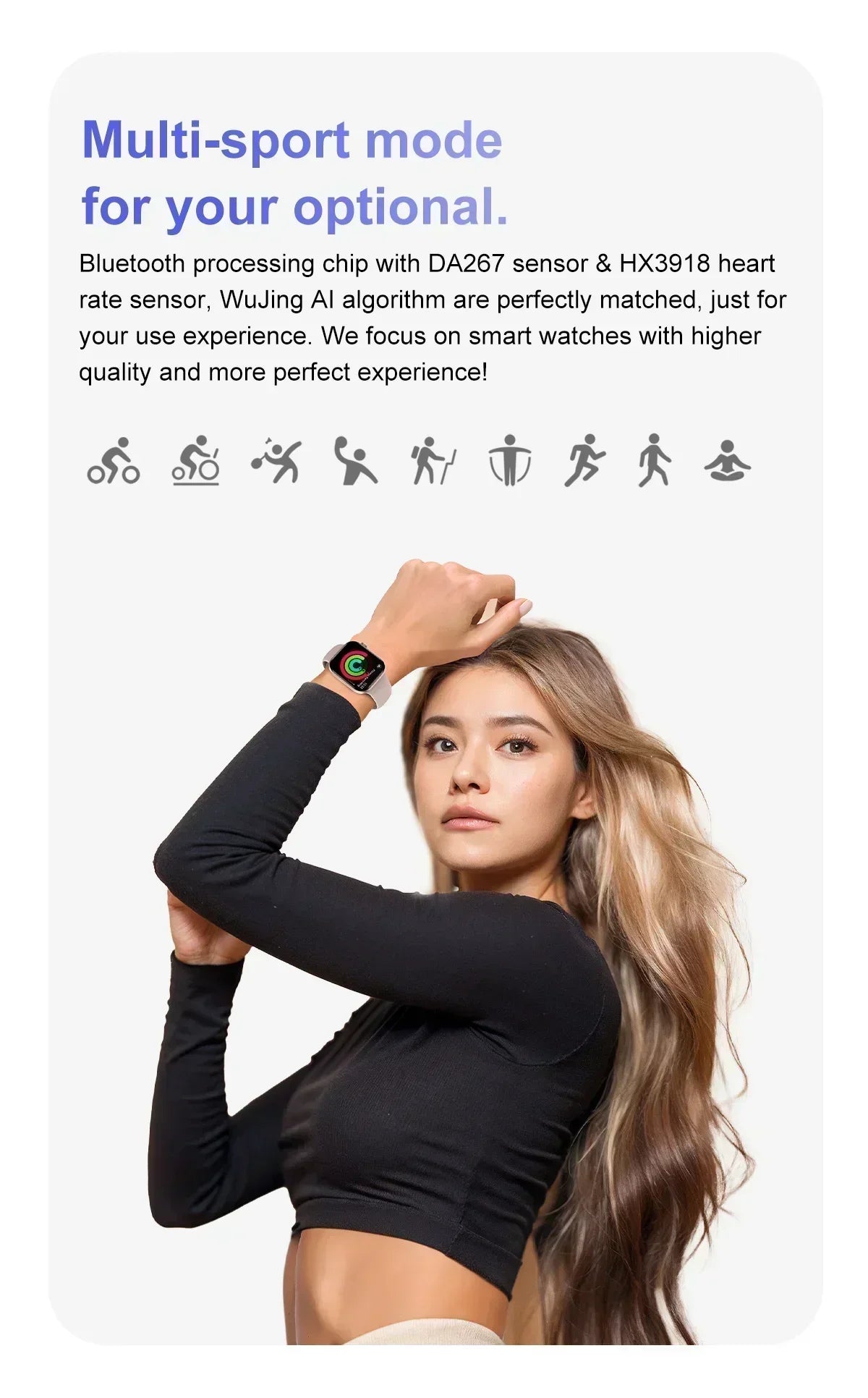 New Watch Series 10 Mini 3D Surround Music NFC Bluetooth 1.85 inch