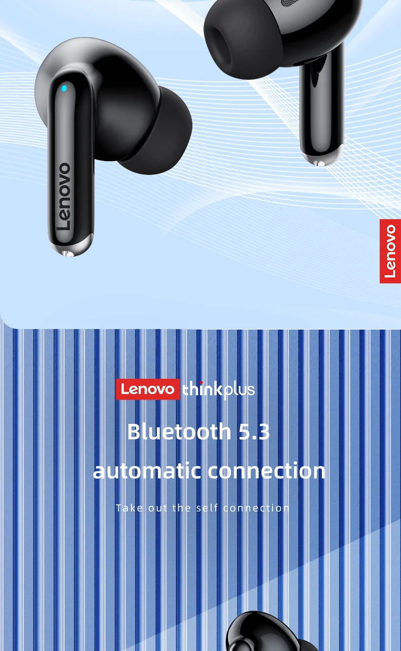 Lenovo XT88 Wireless Earbuds – HiFi Sound & Noise Reduction