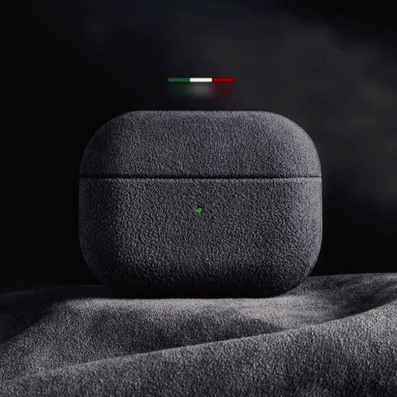 Luxury Suede AirPods Case – Elegant & Protective Design