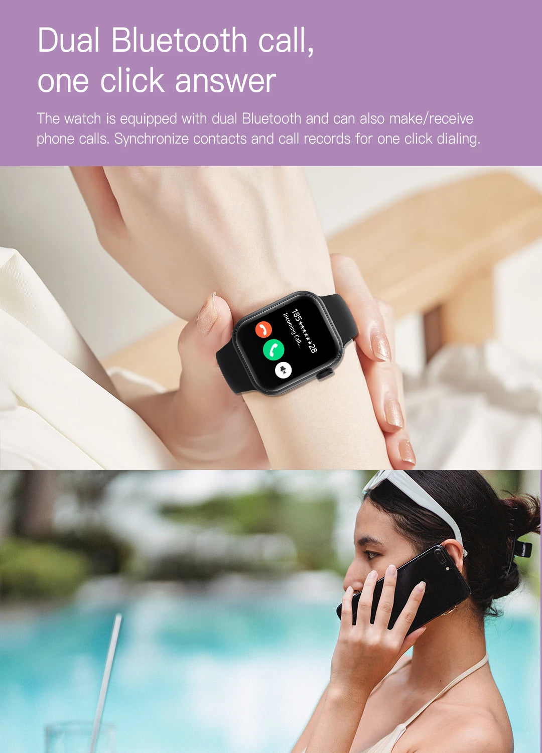 Smart Watch for Women Calorie Counting Sport Watch