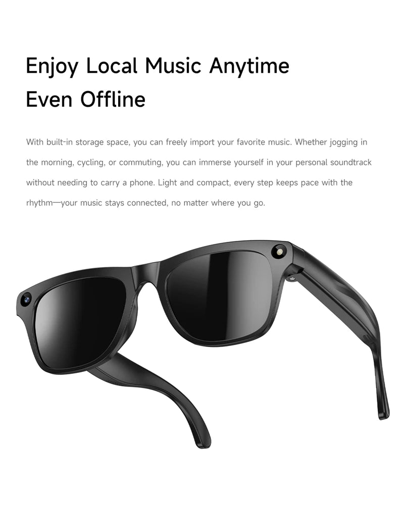 NextGen AI Smart Glasses – 6K HD Camera & Bluetooth Calling
