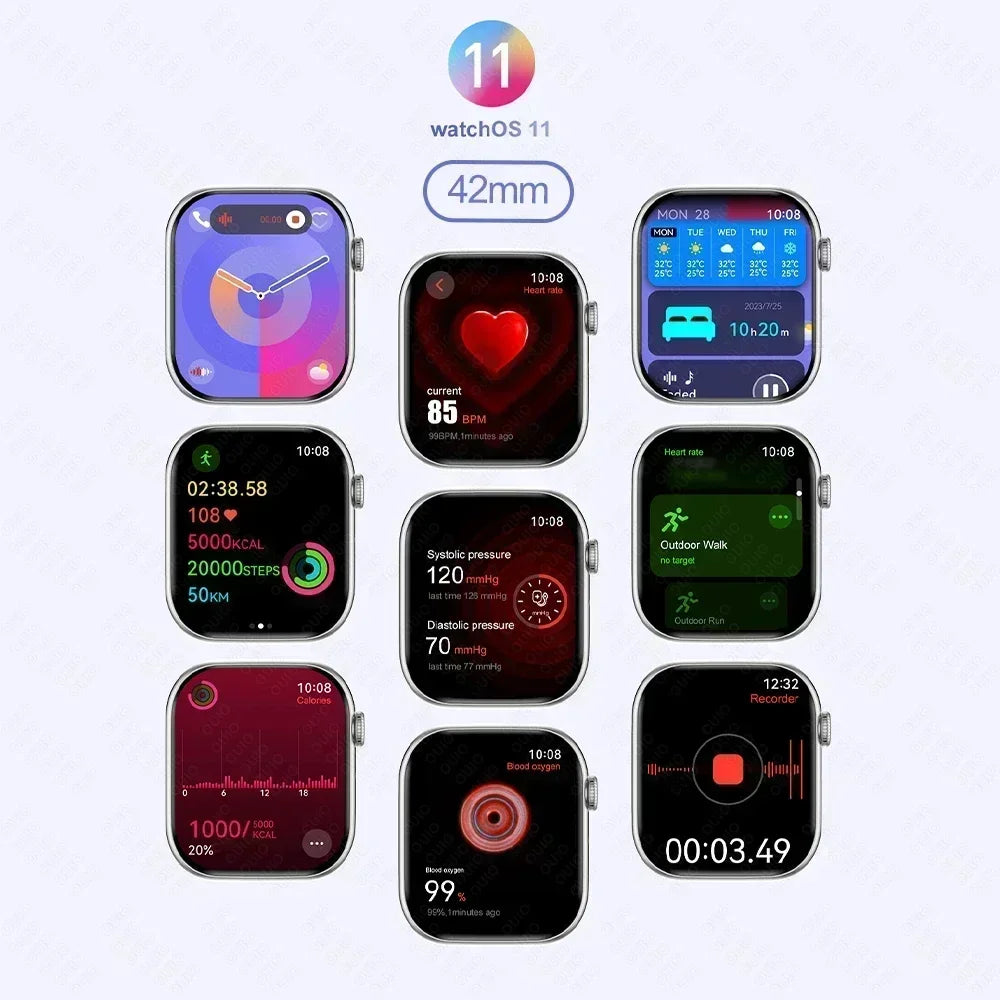 New Watch Series 10 Mini 3D Surround Music NFC Bluetooth 1.85 inch