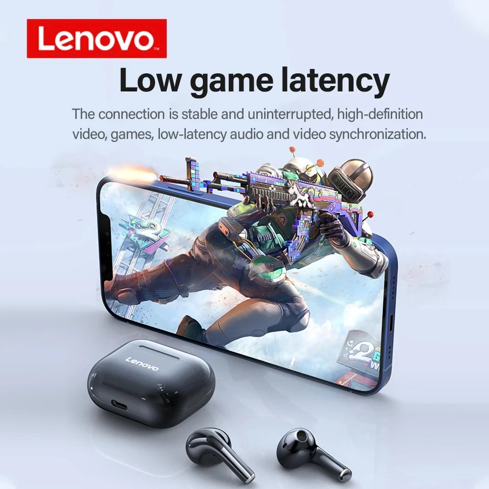 Lenovo LP40 Earbuds – Smooth Touch & Clear Audio