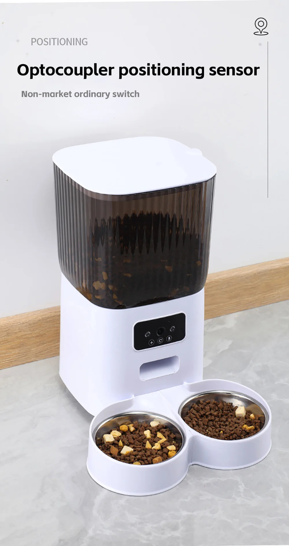 5L Smart Pet Feeder – See, Talk & Feed Your Pet from Anywhere via WiFi