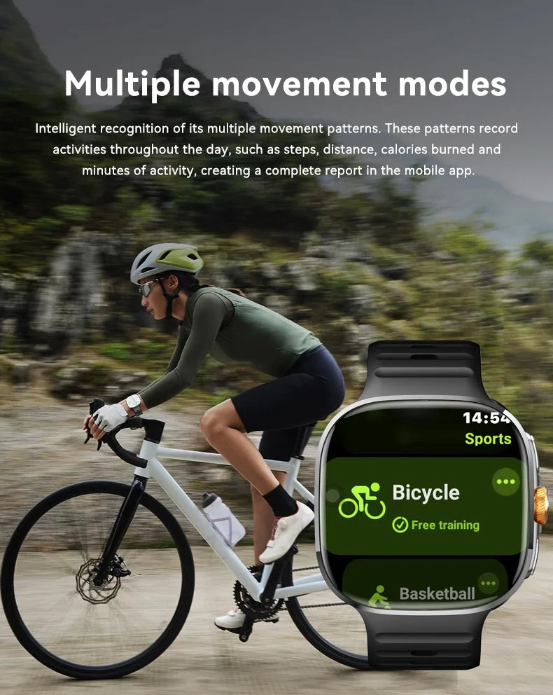 New M99 5G Cellular Version Smartwatch 2.4inch Amoled Larger Screen Rotary Camera Sim Card Slot WIFI