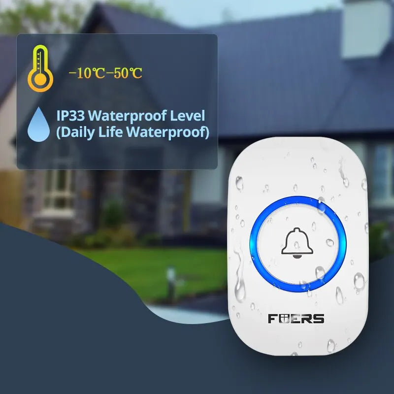 Fuers Smart Wireless waterproof  Doorbell – Never Miss a Visitor