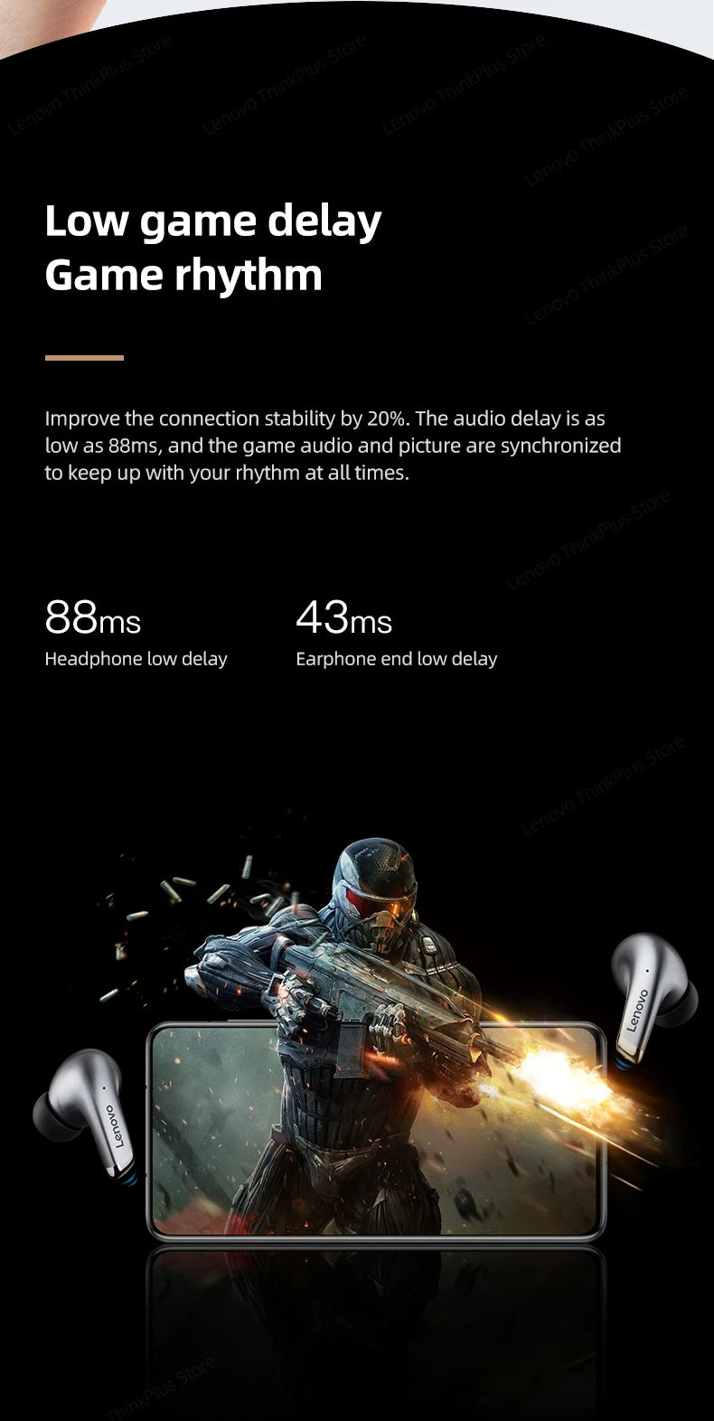 Lenovo LP5 Earbuds – Clear Sound & Deep Bass